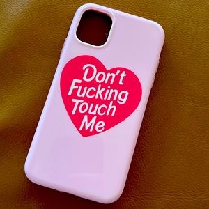 iPhone 11 Velvet Caviar Case - Don’t F Touch Me